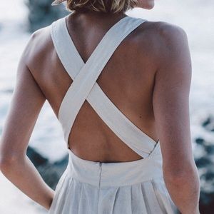 Kara Thoms the Florian dress in coconut